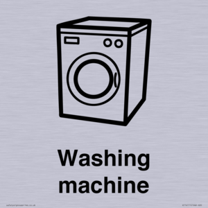 Dementia washing machine sign